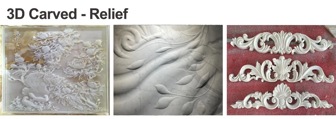 18-3D雕刻面 - 浮雕面 - 3D Carved - Relief