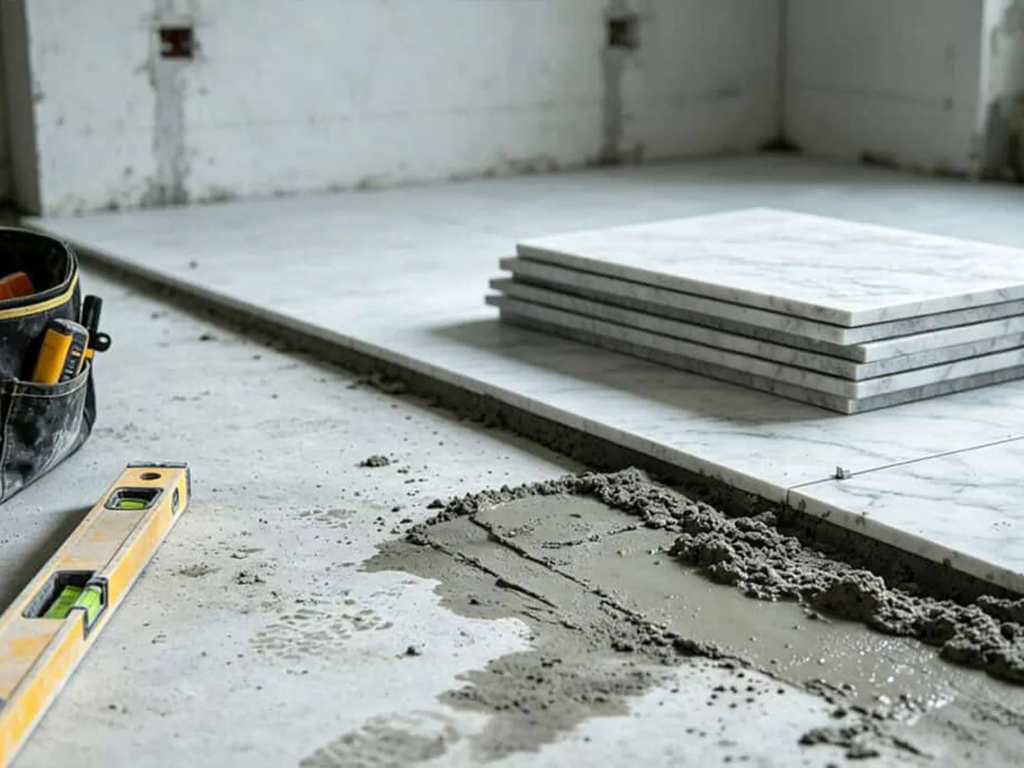 marble-installation-substrate-moisture-test-第一步