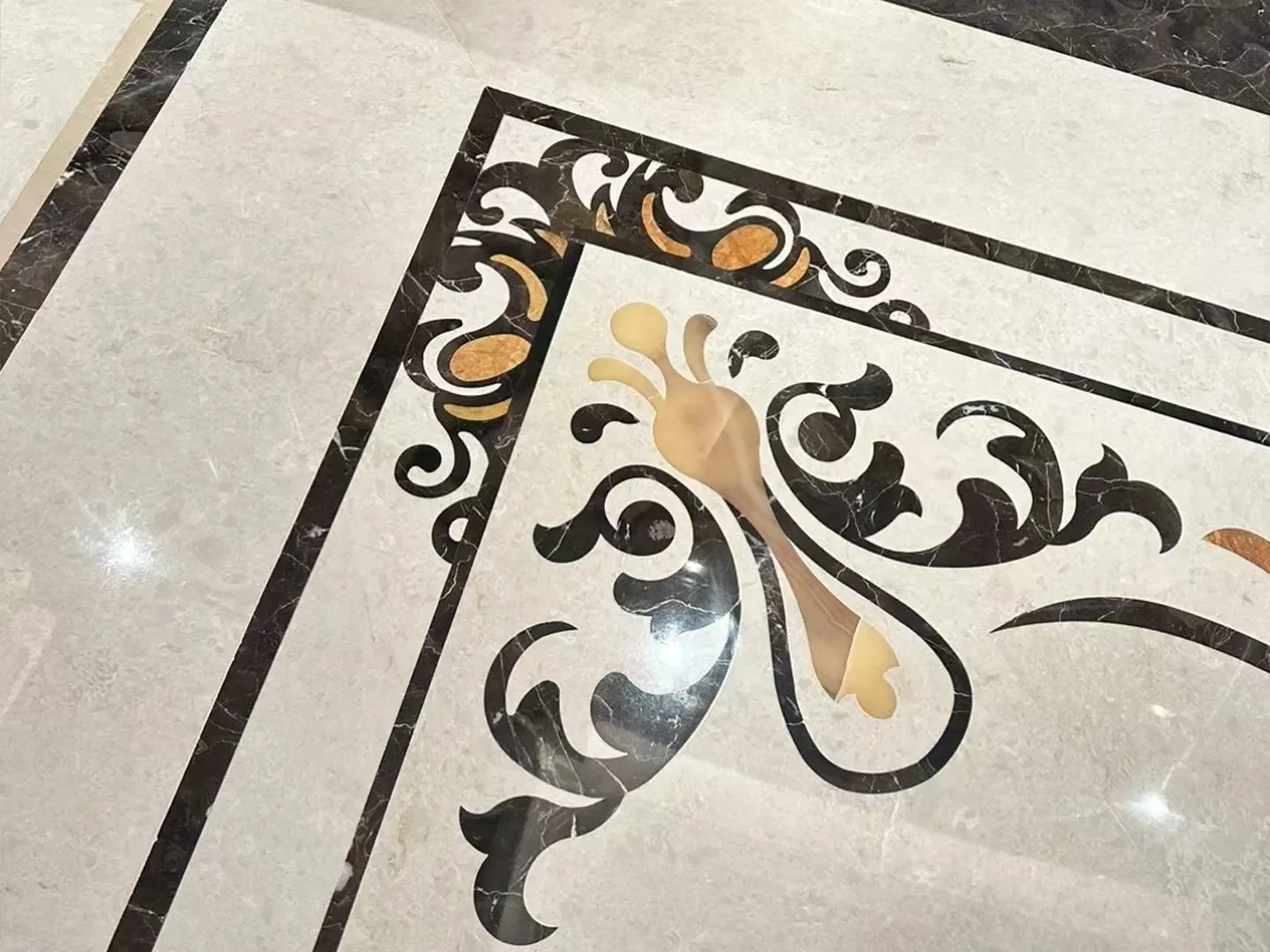 Ultraman Beige Waterjet Mosaic-4