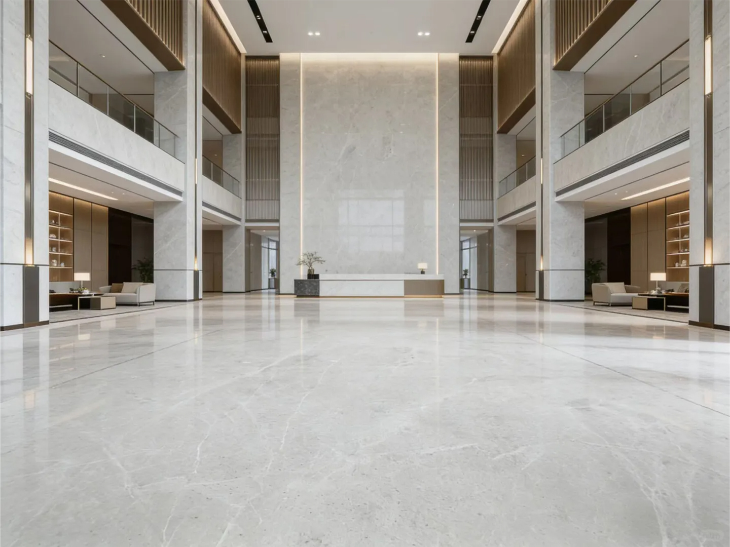 白玉兰-Aran White Marble-Abolan Hotel Guangxi-Nahzo Stone-2