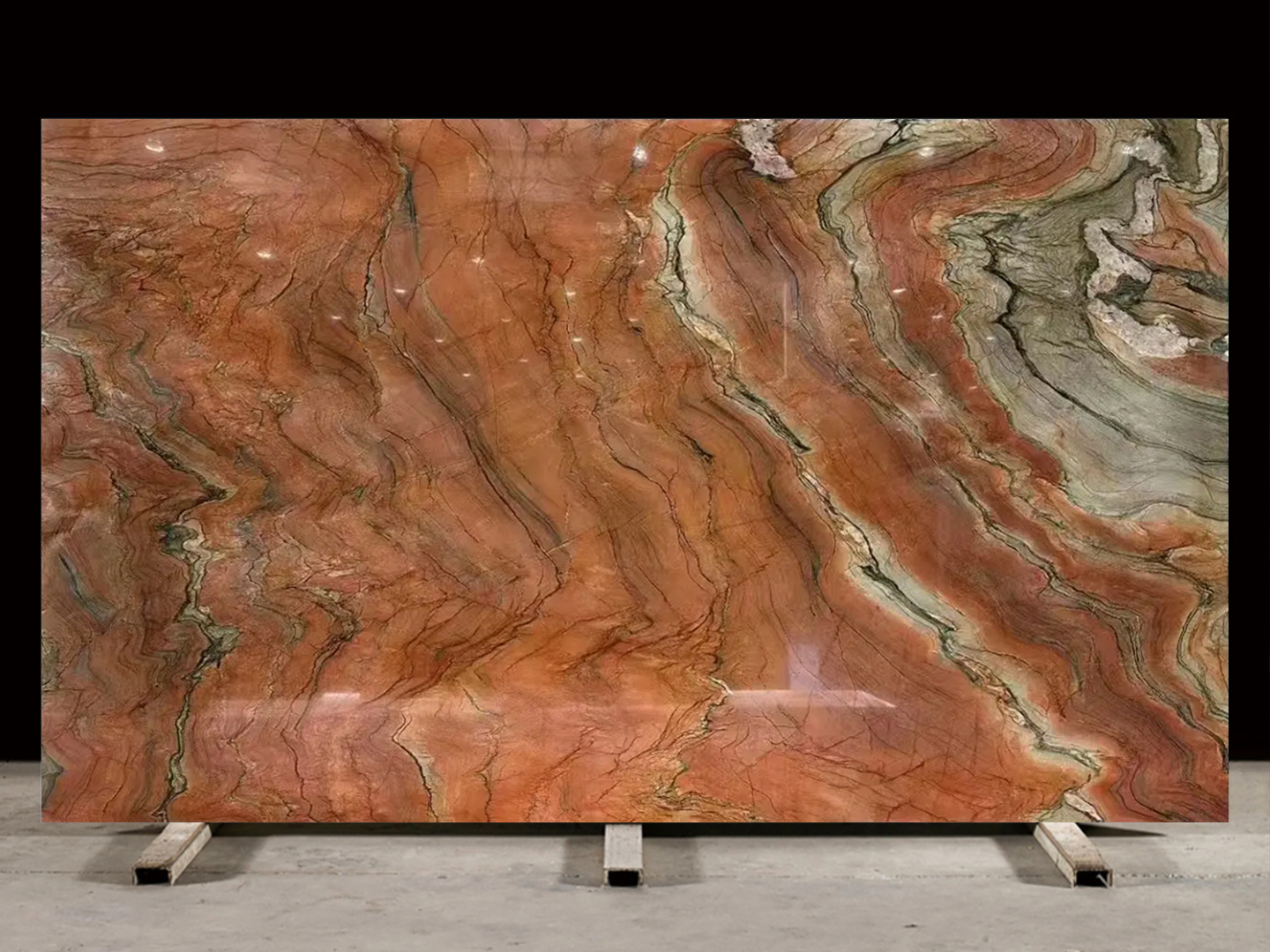 红丝绸-Red Silk Marble-中国-Nahzo Stone-0
