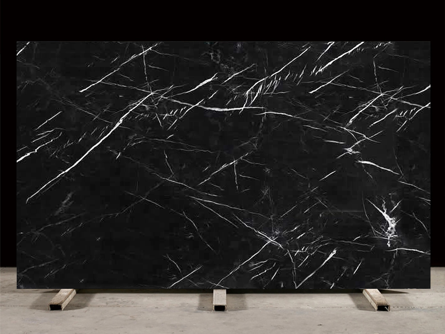 黑白根-Black Marquina Marble-西班牙-Nahzo Stone-1